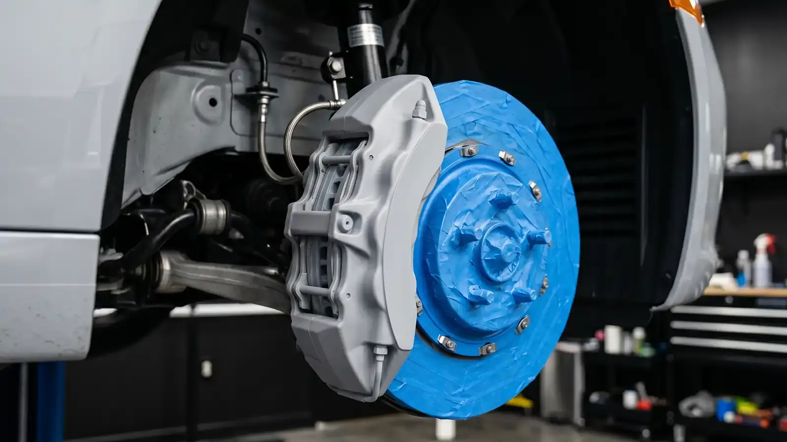 Caliper masking before painting