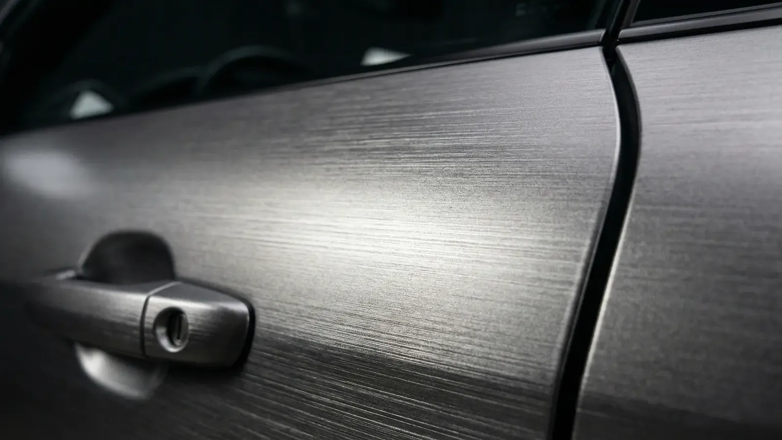 Brushed metal vinyl wrap texture
